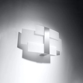 Lampada da parete bianca Marett - Sollux