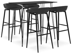 Set Da Bar 5 Pz Nero /