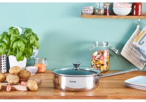 Padella in acciaio inox con coperchio ø 24 cm Cook Eat - Tefal