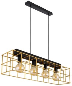 Globo 15530B-4H - Lampadario a sospensione con filo MERRIL 4xE27/60W/230V