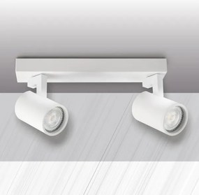 Faretto LYNX 2xGU10/10W/230V bianco