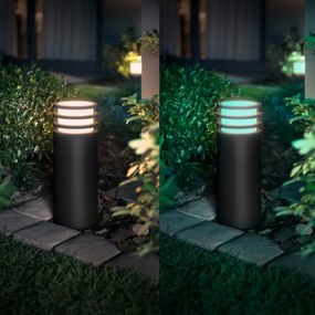 Philips - Lampada da esterno LED RGB dimmerabile Hue LUCCA 1xE27/8,1W/230V IP44
