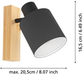 Eglo 99488 - Applique BATALLAS 1xE27/10W/230V