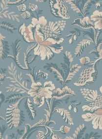 Sandberg Carta da parati Daphne - Misty Blue