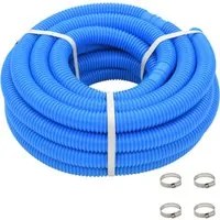 Tubo Flessibile per Piscina con Morsetti Blu 38 mm 12 m