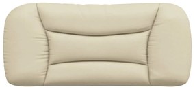 Cuscino testiera crema 90 cm in tessuto