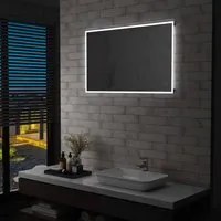 Specchio da Parete a LED per Bagno con Sensore Tattile 100x60cm cod mxl 67561