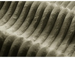 Poggiapiedi verde con rivestimento in velluto a coste Dia – Micadoni