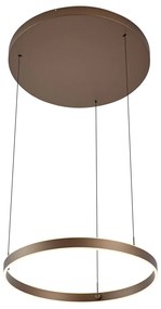 Lampada a sospensione di design bronzo scuro dimmerabile a 3 livelli - Titmus