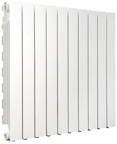 Radiatore acqua calda PRODIGE MODERN in alluminio 1 colonna, 10 elementi, interasse 700 mm, bianco