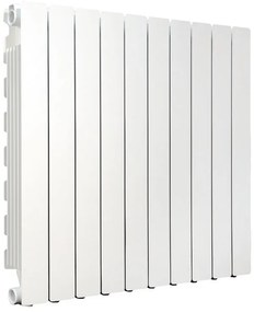 Radiatore acqua calda PRODIGE MODERN in alluminio, 10 elementi, interasse 700 mm, bianco