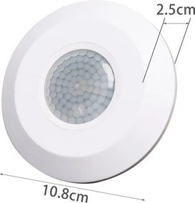 Aigostar - Sensore di movimento a infrarossi 230V bianco