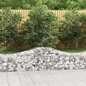 Cesti Gabbioni Ad Arco 6 Pz 200x50x40/60 Cm Ferro Zincato /