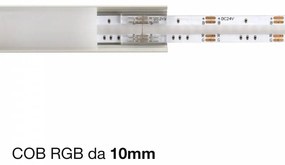Connettore Lineare per unire due Strisce LED RGB da 10mm - CF 2PZ Selezionare l'accessorio Accessorio Strisce RGB da 10 mm