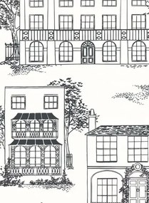 Little Greene Tapete Hampstead - Ink