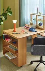 Lampada da tavolo arancione dimmerabile (altezza 30 cm) Flash - Hübsch