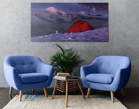 Stampa su tela – Tenda sotto il cielo notturno