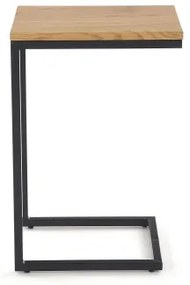 Tavolino da salotto AURIA rovere/nero