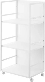 Carrello portaoggetti bianco in metallo 42x84,5x32 cm Tower – YAMAZAKI