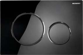 Geberit 115.882.DW.1 - Placca di comando Sigma20 24,6 x 16,4 cm nero