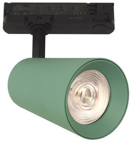 Faro LED 40W Trifase Verde CRI92 Bianco Variabile 38° - Bridgelux LED Colore Bianco Variabile CCT