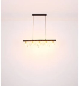 Globo 15532-5HB - Lampada a sospensione su cavo KIRA 5xE14/40W/230V nera