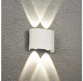 Brilagi - Applique LED per esterni FLAREBOX LED/4W/230V bianca IP65