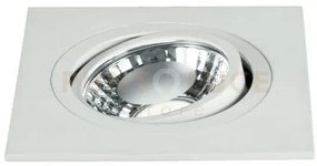 Incasso led orione bianco quadrato 7w 650lm 4000k 9x9x5,7cm