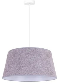 Duolla - Lampadario a sospensione con filo BOUCLE 1xE27/15W/230V diametro 50 cm grigio