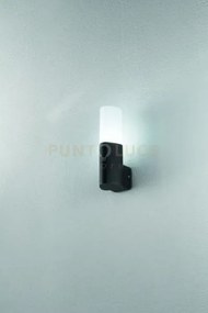 Applique pou nero 1 luce attacco e27 ip44 h.25cm