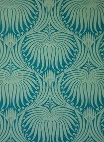 Farrow & Ball Carta da parati Lotus - Vardo/ Breakfast Room Green