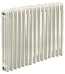 Radiatore acqua calda EQUATION in acciaio 3 colonne, 15 elementi interasse 535 cm, bianco