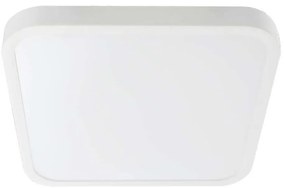 Plafoniera LED bagno 18W 230V IP44 6500K 25x25 cm bianco