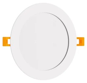 Pannello LED Rotondo 15W, 1.500lm, no Flickering, Foro Ø153-160mm Colore Bianco Caldo 3.000K