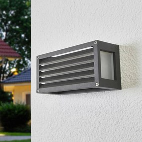 Lucande Applique da esterni Aurelien a strisce, grigio