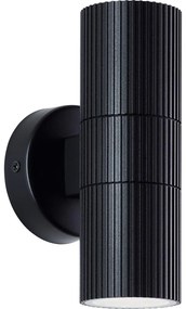 Brilliant - Applique da esterno KEOLA 2xGU10/10W/230V IP44 nero