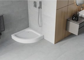 Mexen Rio piatto doccia semicircolare 90 x 90 cm, bianco - 47109090