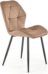Sedia K453 velluto beige