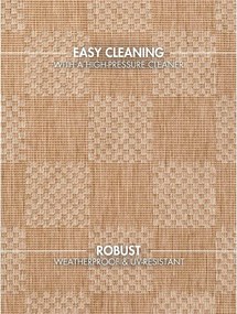 Tappeto da interno/esterno color crema/di colore naturale 120x170 cm Haringey Dorothy – Ted Baker