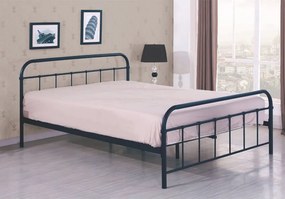 Letto Linda in metallo nero - 120x200 cm