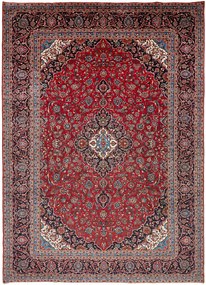 Kashan Tappeto persiano 290x400 Blu (Iran) Annodato A Mano