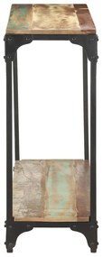 Tavolo consolle 110x30x75 cm in legno massello di recupero
