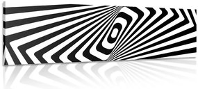 Stampa su tela – Illusione in bianco e nero
