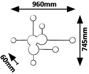 Rabalux 6260 - Applique LED AMADEO LED/21W/230V