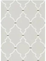 Sanderson Carta da parati Empire Trellis - Silver/ Calico