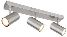 Globo 57911-3 - Faretto ROBBY 3xGU10/25W/230V cromo opaco