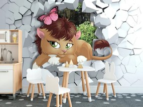 Carta da parati – Cucciolo di leone carino