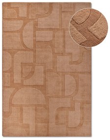 Tappeto marrone in lana tessuto a mano 120x170 cm Alexis - Villeroy&Boch