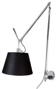 Artemide - Tolomeo Mega Applique da Parete con Dimmer Alu/Nero Artemide