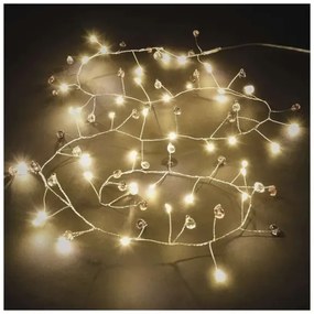 Catena luminosa natalizia a LED 40xLED/3xAA 1,5 m bianco caldo